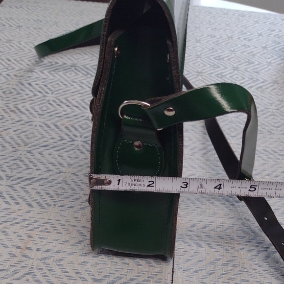 The Cambridge Satchel Company, Green Leather Satchel - Picture 14 of 16